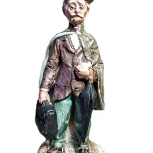 Vintage Figurine with Bag
